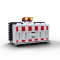 SET | with 10 barrier grids, beacons, base plates and lamps | traffic panel: 36NOX2, panel fence: 33520KA2, base plate: 31NOX, with film RA2/B